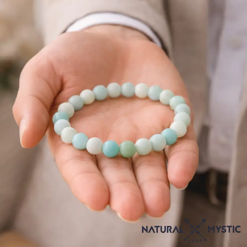 Bracelet Amazonite RENAISSANCE Chakra Vishuddha - Image 4
