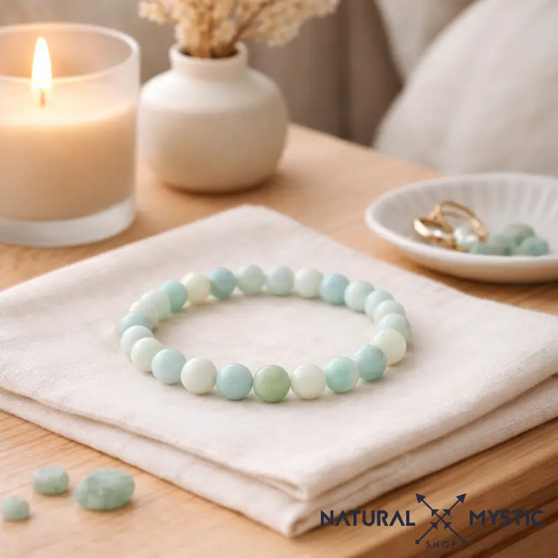 Bracelet Amazonite RENAISSANCE Chakra Vishuddha - Image 5