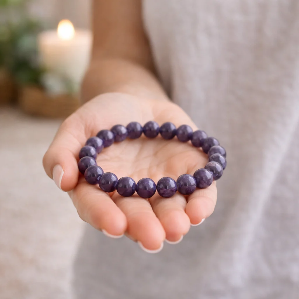 Bracelet Améthyste APAISEMENT Chakra Ajna - Image 3