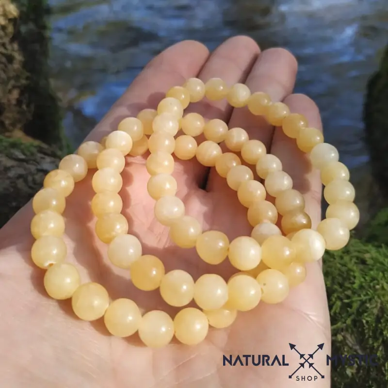 Bracelet Calcite Orange JOIE Chakra Svadhisthana - Image 5