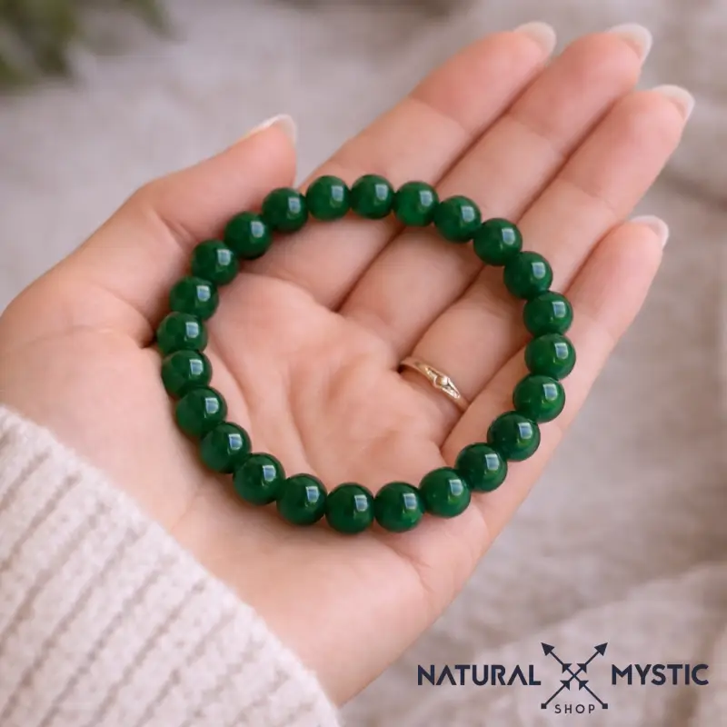 Bracelet Jade Vert ABONDANCE Chakra Anahata - Image 3