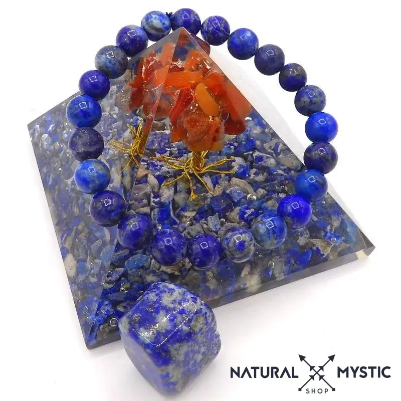 Bracelet Lapis Lazuli CONFIANCE EN SOI Chakra Ajna - Image 5