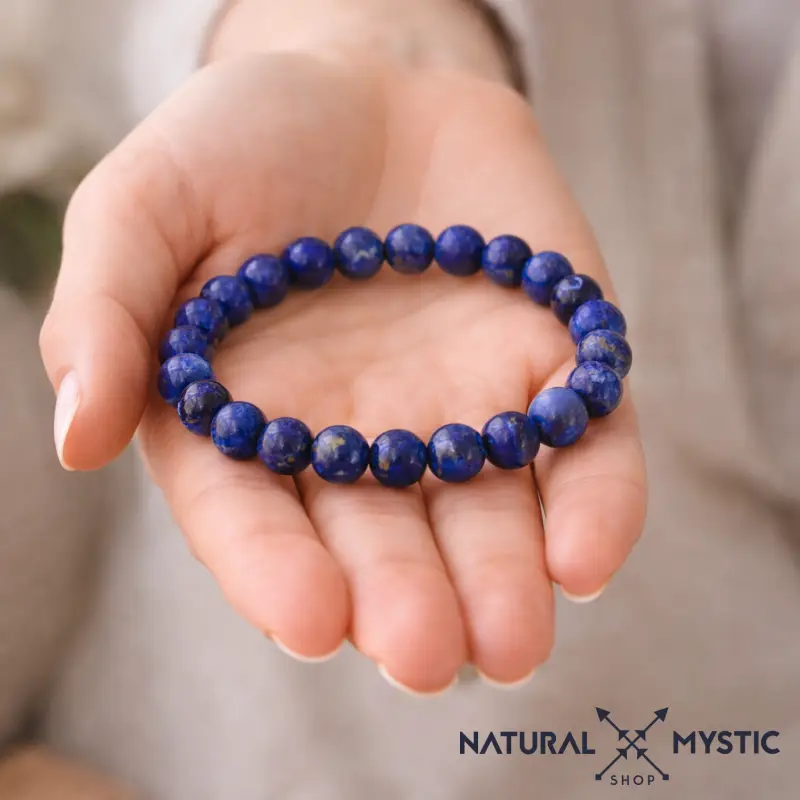 Bracelet Lapis Lazuli CONFIANCE EN SOI Chakra Ajna - Image 6