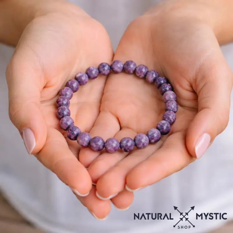 Bracelet Lépidolite SÉRÉNITÉ Chakra Sahasrara - Image 3