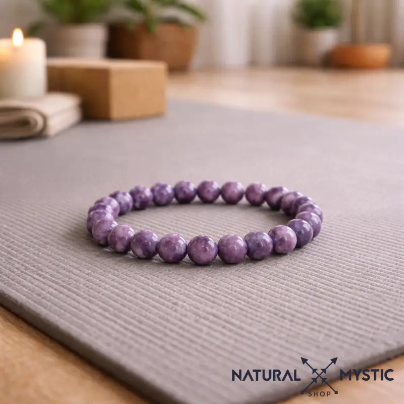 Bracelet Lépidolite SÉRÉNITÉ Chakra Sahasrara - Image 5