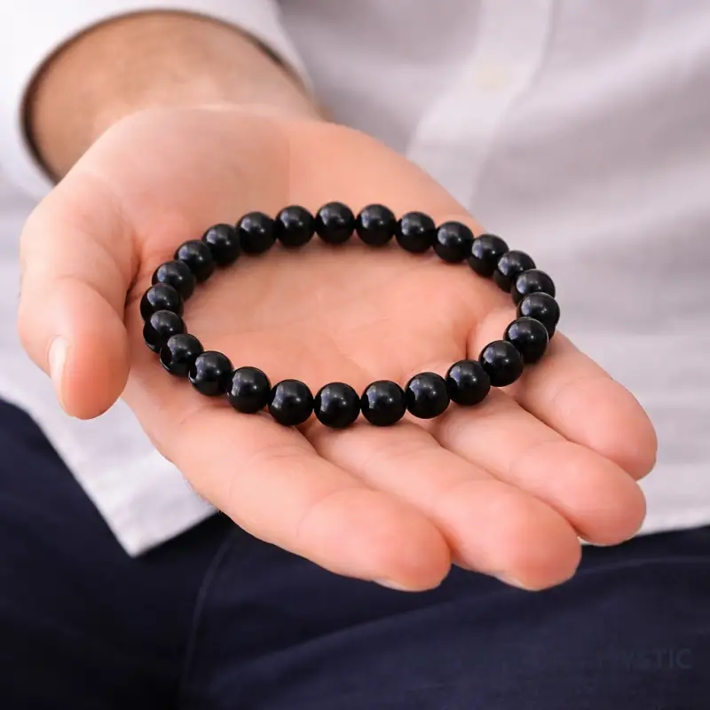 Bracelet Obsidienne Œil Céleste PROTECTION Chakra Ajna - Image 3