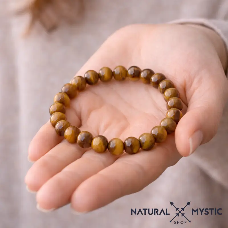 Bracelet Oeil de Tigre PROTECTION Chakra Manipura - Image 4