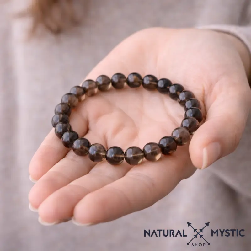 Bracelet Quartz Fumé ANCRAGE Chakra Muladhara - Image 3