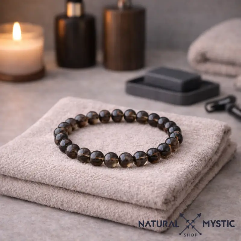Bracelet Quartz Fumé ANCRAGE Chakra Muladhara - Image 5