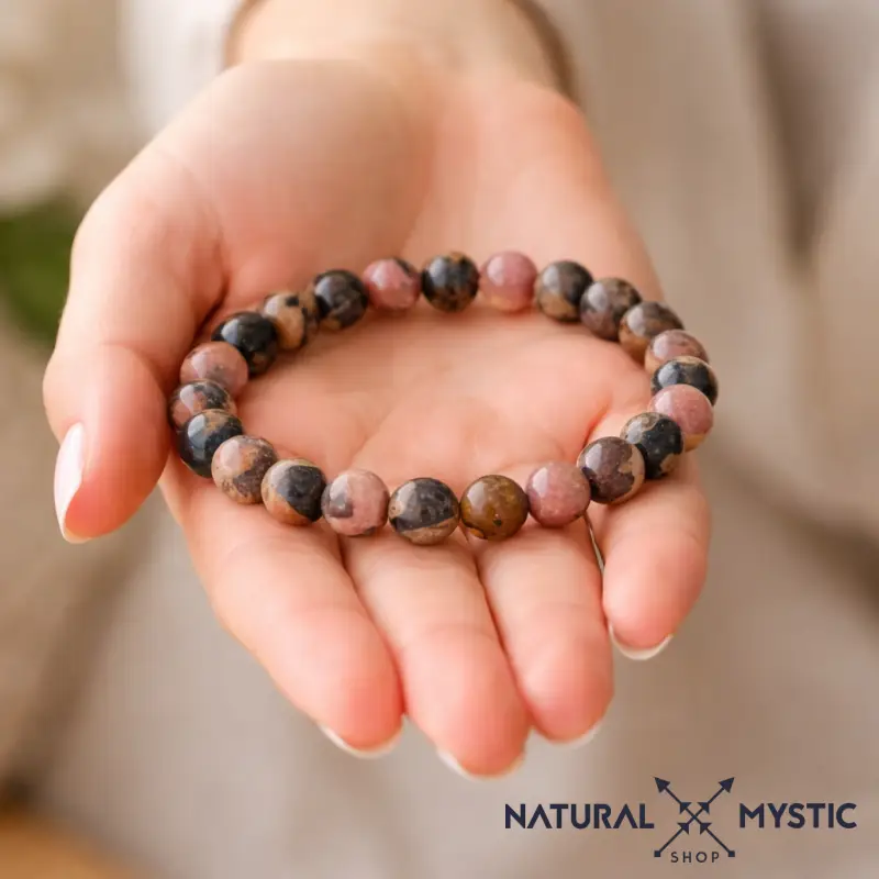 Bracelet Rhodonite RÉÉQUILIBRE Chakra Anahata - Image 4
