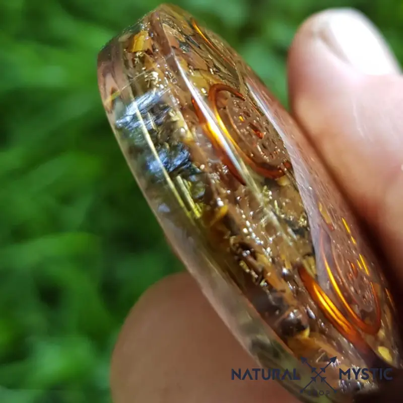 Collier Pendentif Orgone | Scalaire MÉTATRON Oeil de Tigre - Image 7