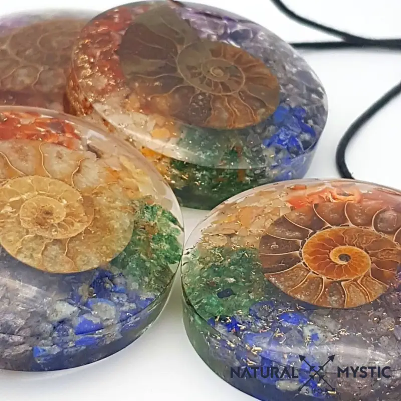 Collier Pendentif Orgone ORIGINES Ammonite - Image 4