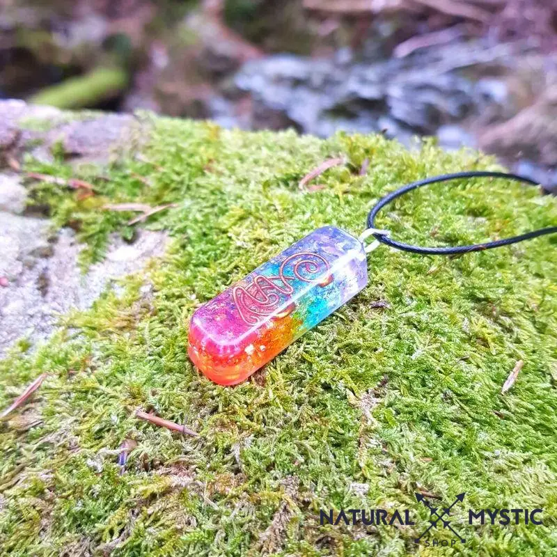 Collier Pendentif Énergie Orgone 7 Chakras - Image 5