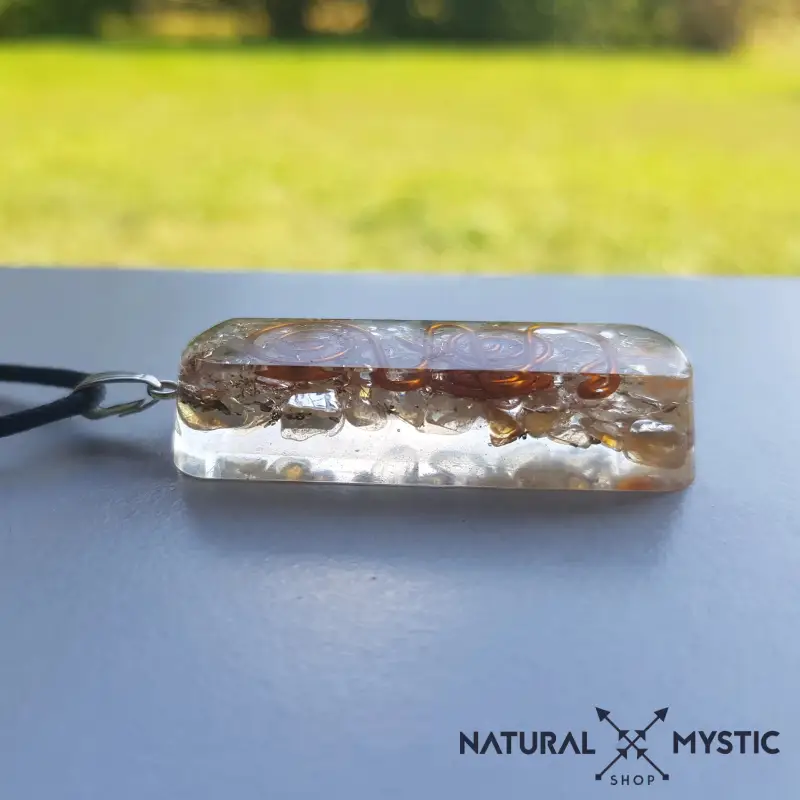 Collier Pendentif Énergie Orgone Citrine - Image 5