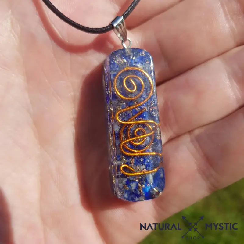 Collier Pendentif Énergie Orgone Lapis Lazuli - Image 3