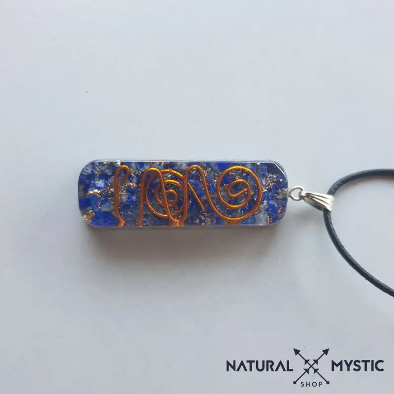 Collier Pendentif Énergie Orgone Lapis Lazuli - Image 4