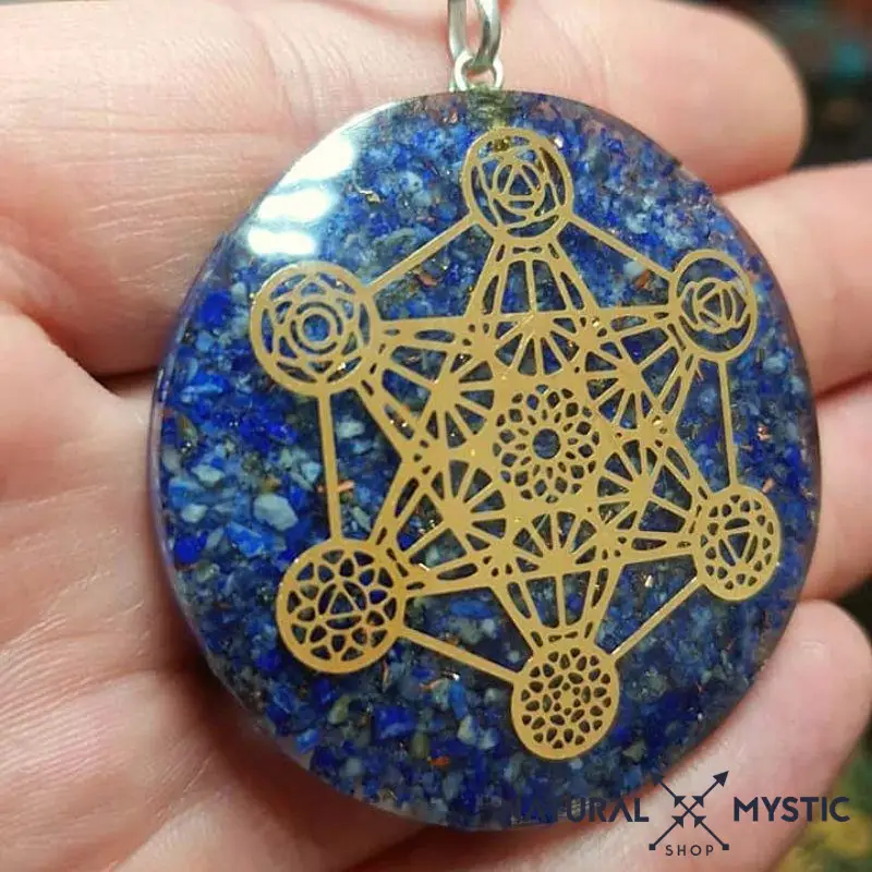 Collier Pendentif Orgone MÉTATRON Lapis Lazuli - Image 3