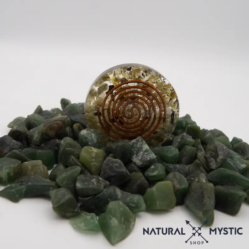 Orgonite de Poche | Cabochon de protection Oeil de Tigre - Image 4