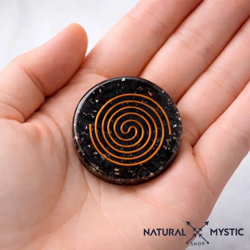 Orgonite de Poche | Cabochon de protection Tourmaline - Image 3