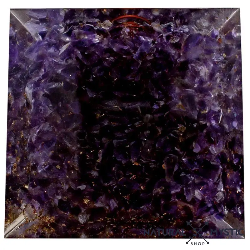 Pyramide Orgone APAISEMENT Améthyste Quartz Rose Cristal de Roche - Image 7
